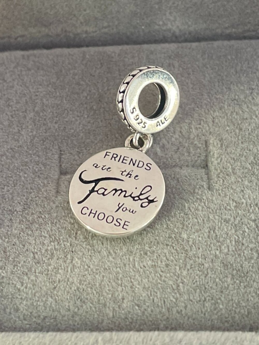Pandora Friends Are Family Dangle Charm